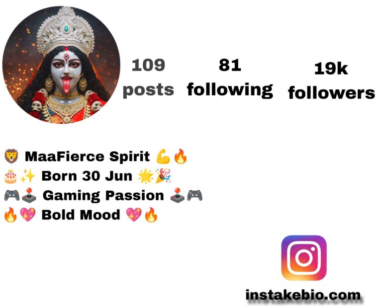 200+ Best Jai Mata Di Instagram Bio Stylish And Jai Maa Durga Stylish Bio