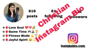 150+ Best instagram bio for christian | VIP,Attitude And Stylish