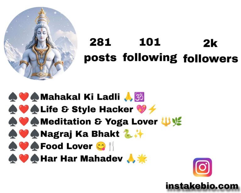 150+ Har Har Mahadev Bio for Instagram in Hindi