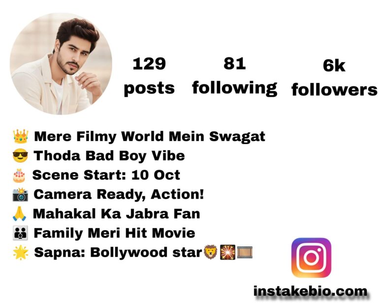 300+ Best Bollywood Instagram Bio | Style And Attitude