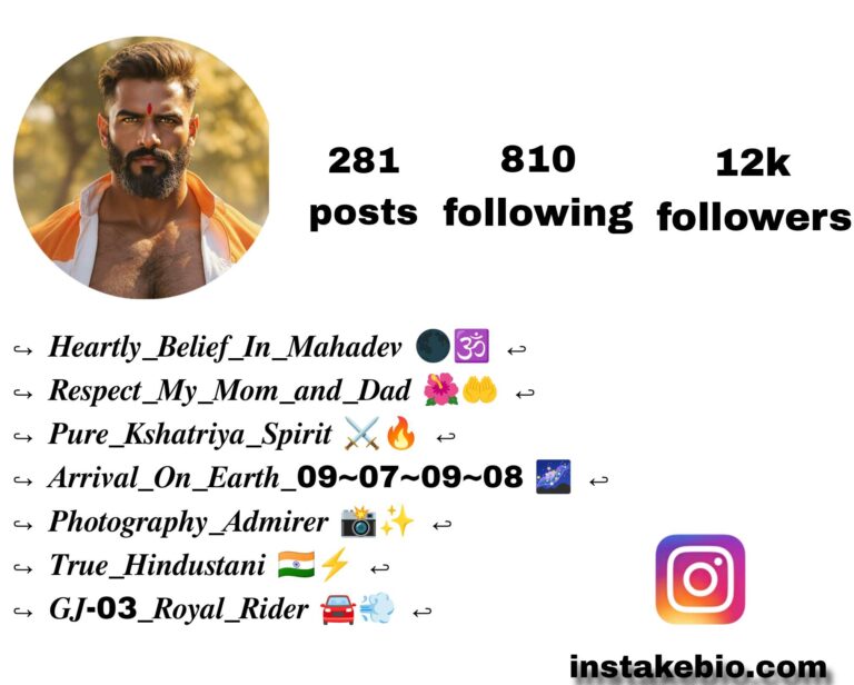 250+ Best Kattar Hindu Instagram Bio |  Stylish, Cool, and Attitude