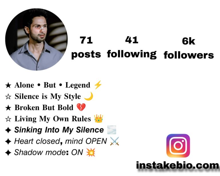 200+ Alone Bio For Instagram | Stylish And Attitude