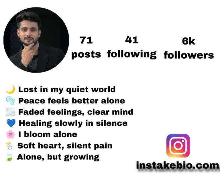 200+ Alone Bio For Instagram | Stylish And Attitude