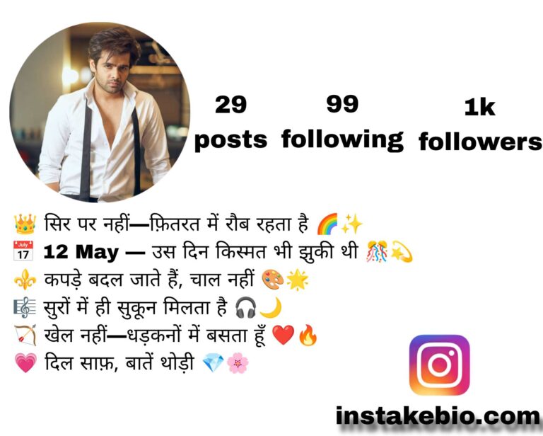 150+ Best TikTok Bio Stylish | Instagram Attitude and VIP