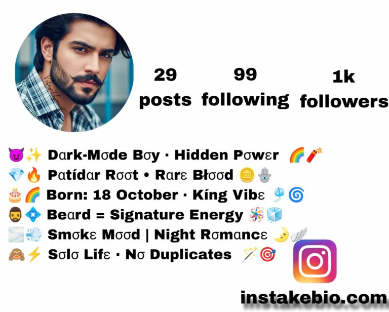 150+ Best TikTok Bio Stylish | Instagram Attitude and VIP