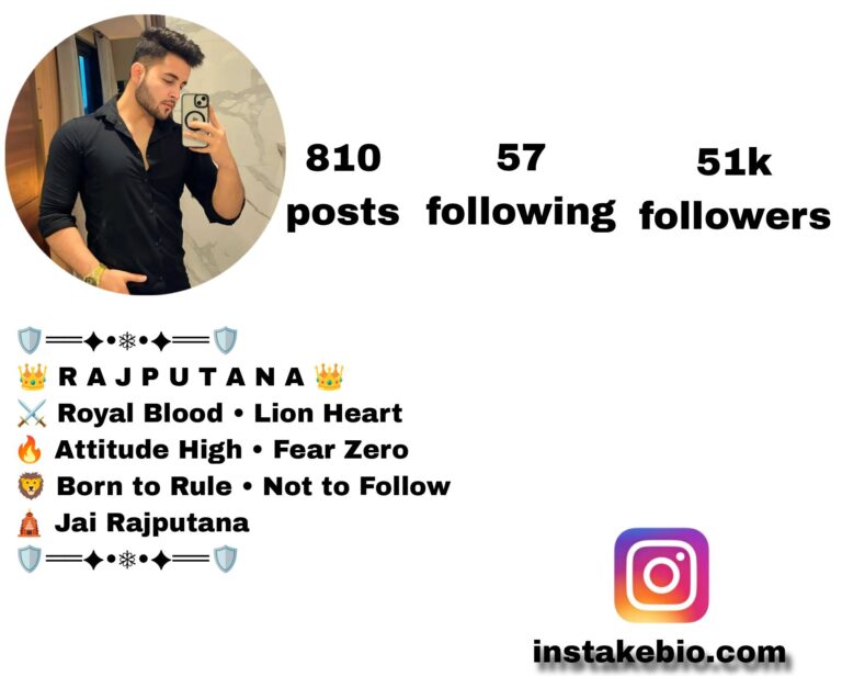 200+ Best Rajput Bio For Instagram | Attitude and stylish