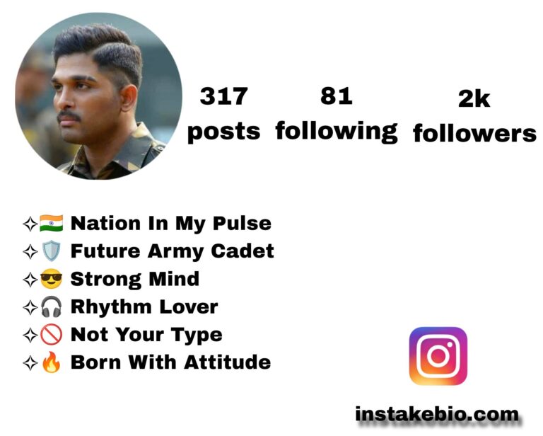 500+ Best Indian Army Bio For Instagram | Hindi And English