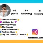 Best Boys Instagram Bio For { 768+} | Simple , Love , Aesthetic, English Kannada Copy paste